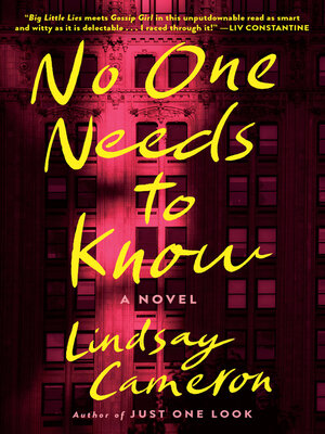 cover image of No One Needs to Know